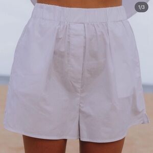 Daily Drills White Poplin / Boxer Shorts